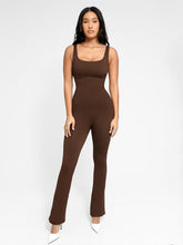 Load image into Gallery viewer, Wholesale Seamless Square Neck U-Back Flared Jumpsuit
