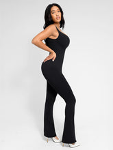 Load image into Gallery viewer, Wholesale Seamless Square Neck U-Back Flared Jumpsuit