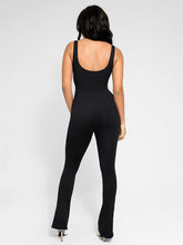 Load image into Gallery viewer, Wholesale Seamless Square Neck U-Back Flared Jumpsuit