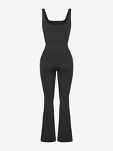Load image into Gallery viewer, Wholesale Seamless Square Neck U-Back Flared Jumpsuit