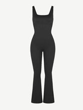 Load image into Gallery viewer, Wholesale Seamless Square Neck U-Back Flared Jumpsuit