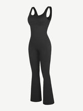 Load image into Gallery viewer, Wholesale Seamless Square Neck U-Back Flared Jumpsuit

