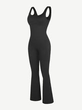Load image into Gallery viewer, Wholesale Seamless Square Neck U-Back Flared Jumpsuit